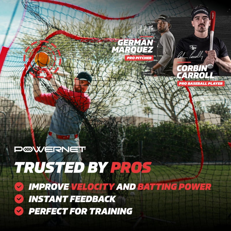 PowerNet 3.2" 6 Pack Weighted Training Balls for Hitting Batting, Build Strength & Muscle, Improve Technique, Training Equipment for Throwing, Softball Size (18 oz - Orange) - Image 2